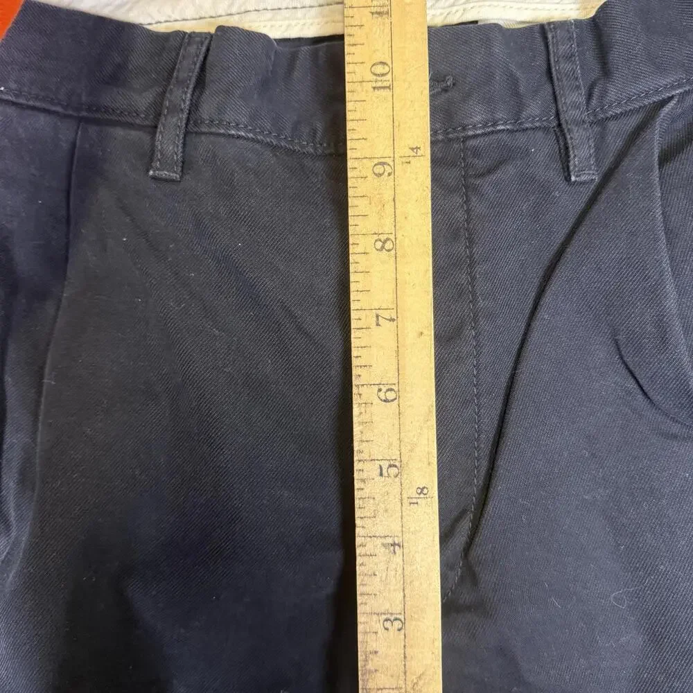 J.Crew Men's Size 30x32 Navy Blue Ankle Length Pants Trousers Cotton
